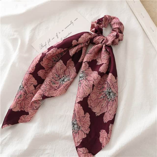Stokrose Tørklæde Scrunchie