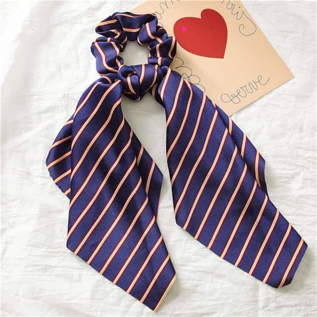 Chouchou Tørklæde Navy Striber