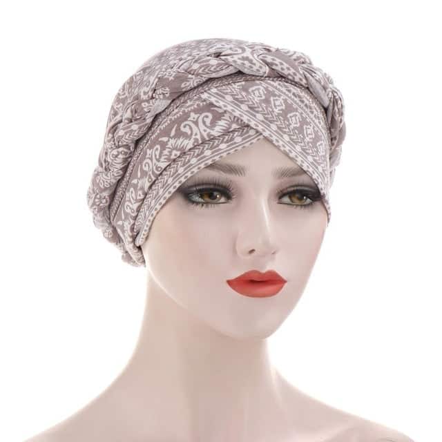 Gaelle Kemo-Turban Til Kvinder Boheme-Grå