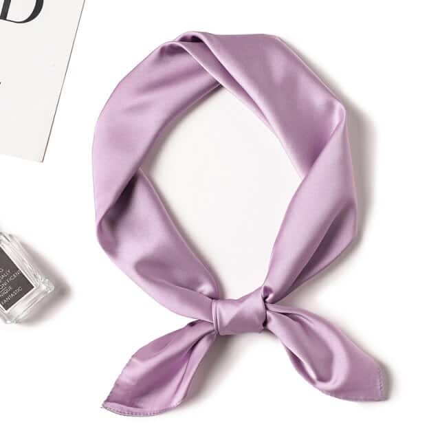 Tørklæde Til Håret 50 Mauve - Ensfarvet