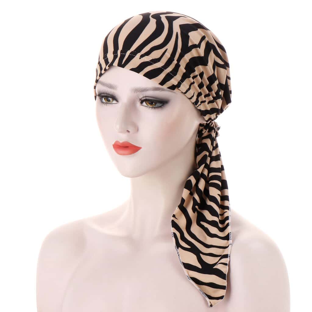 Zelia Langt Tørklæde Kemo Zebra